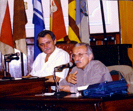 Vereador Petersen e Deputado Milton Temer